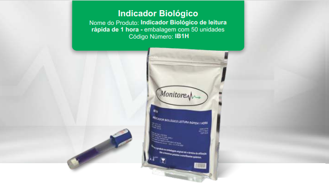 Indicador Biológico Monitore - IB1H Indicador Biológico Monitore - IB1H