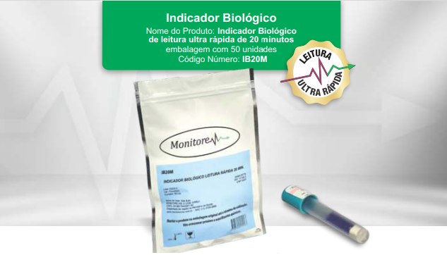 ndicador Biológico Monitore - IB20M ndicador Biológico Monitore - IB20M